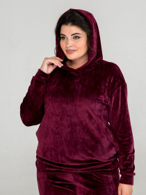 Спортивный костюм All Posa модель ap101277p-bordo Фото