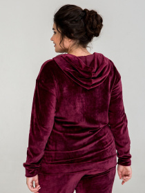 Спортивный костюм All Posa модель ap101277p-bordo Фото