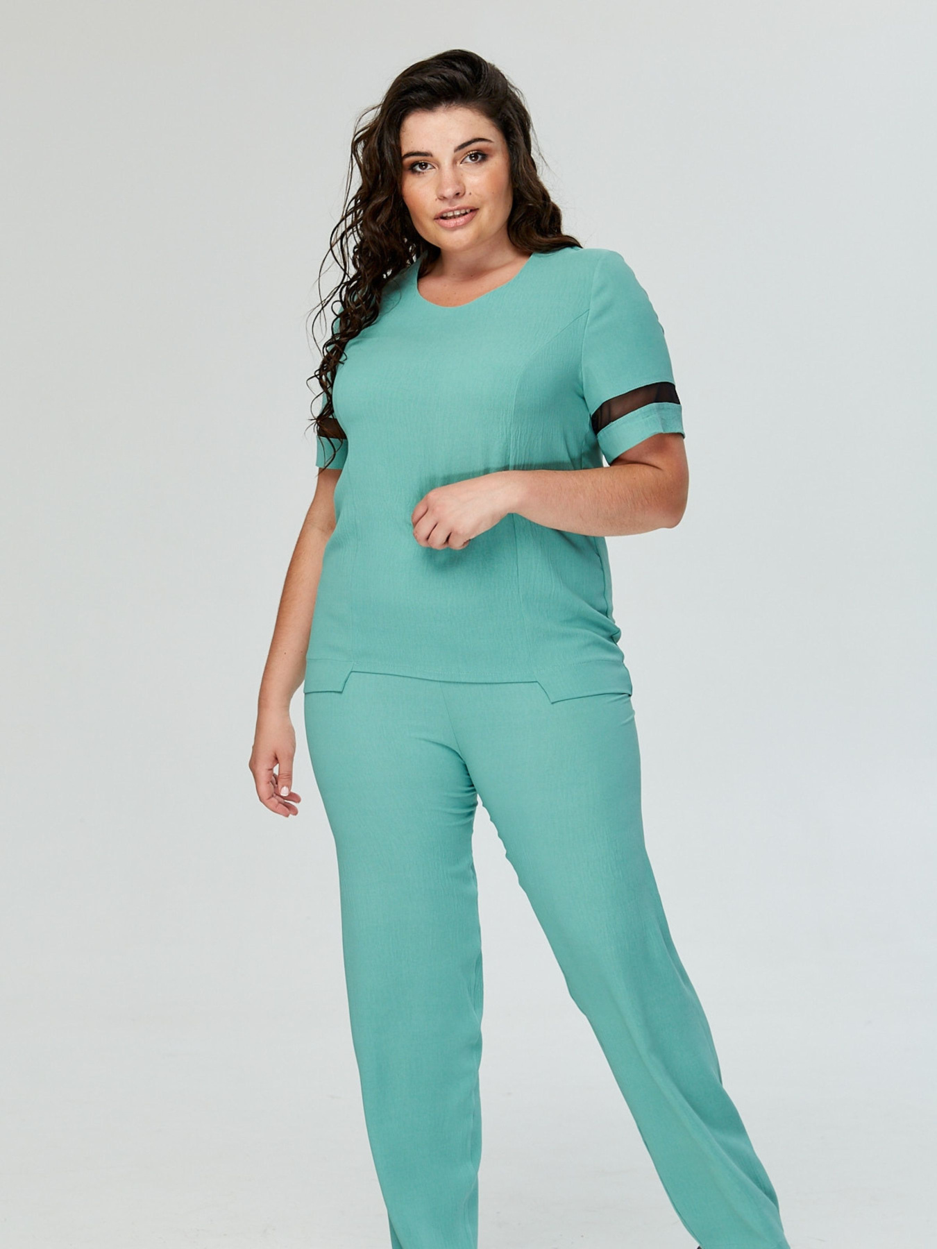 Повсякденний костюм All Posa Комплект (блузон+штани) модель ap101230p-m-qta Фото