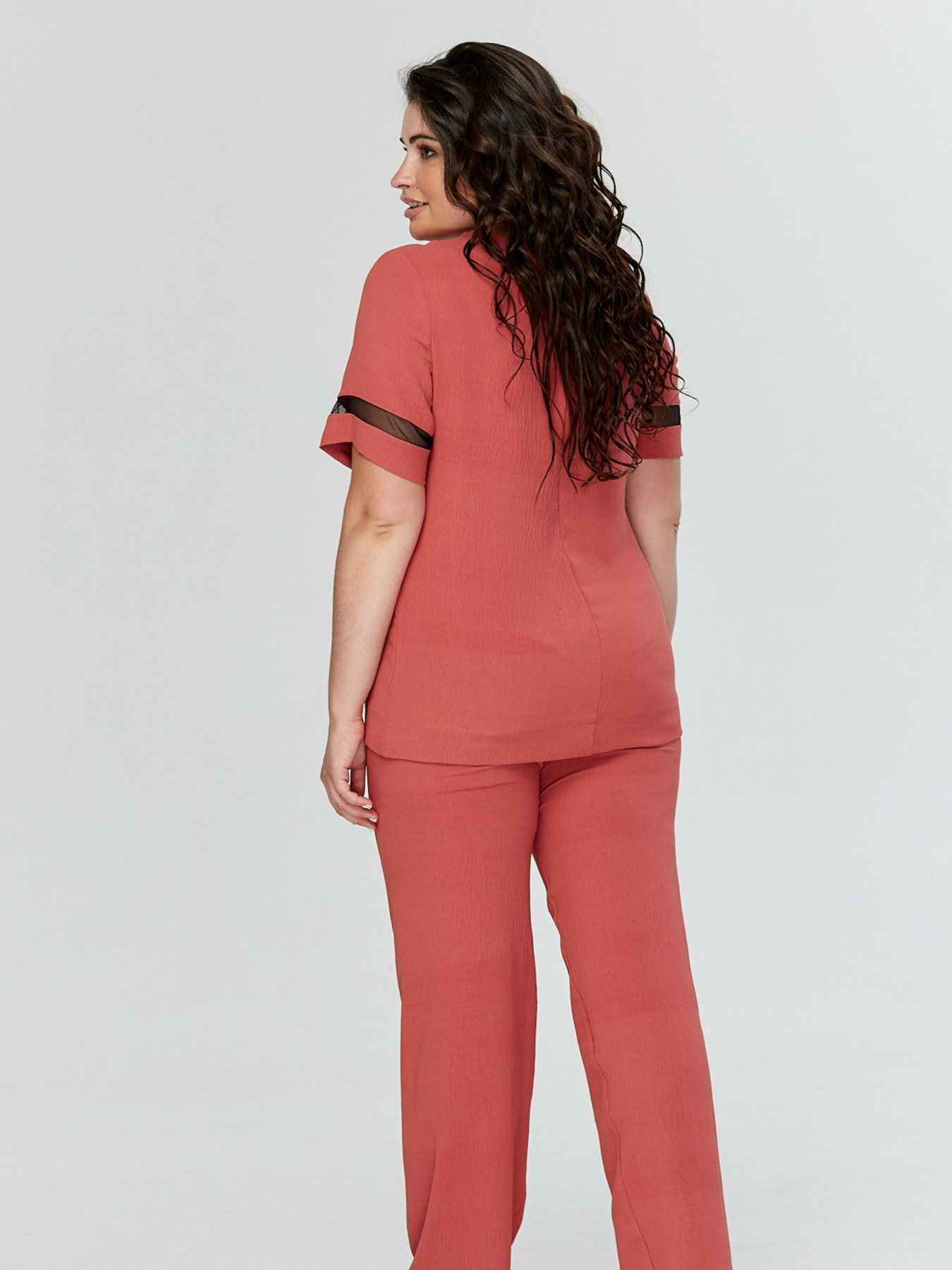 Костюм All Posa Комплект (блузон+штани) модель ap101230p-terakot Фото