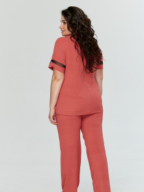 Костюм All Posa Комплект (блузон+штани) модель ap101230p-terakot Фото