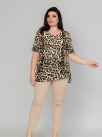 Сорочки All Posa модель ap101956p-leopard Фото