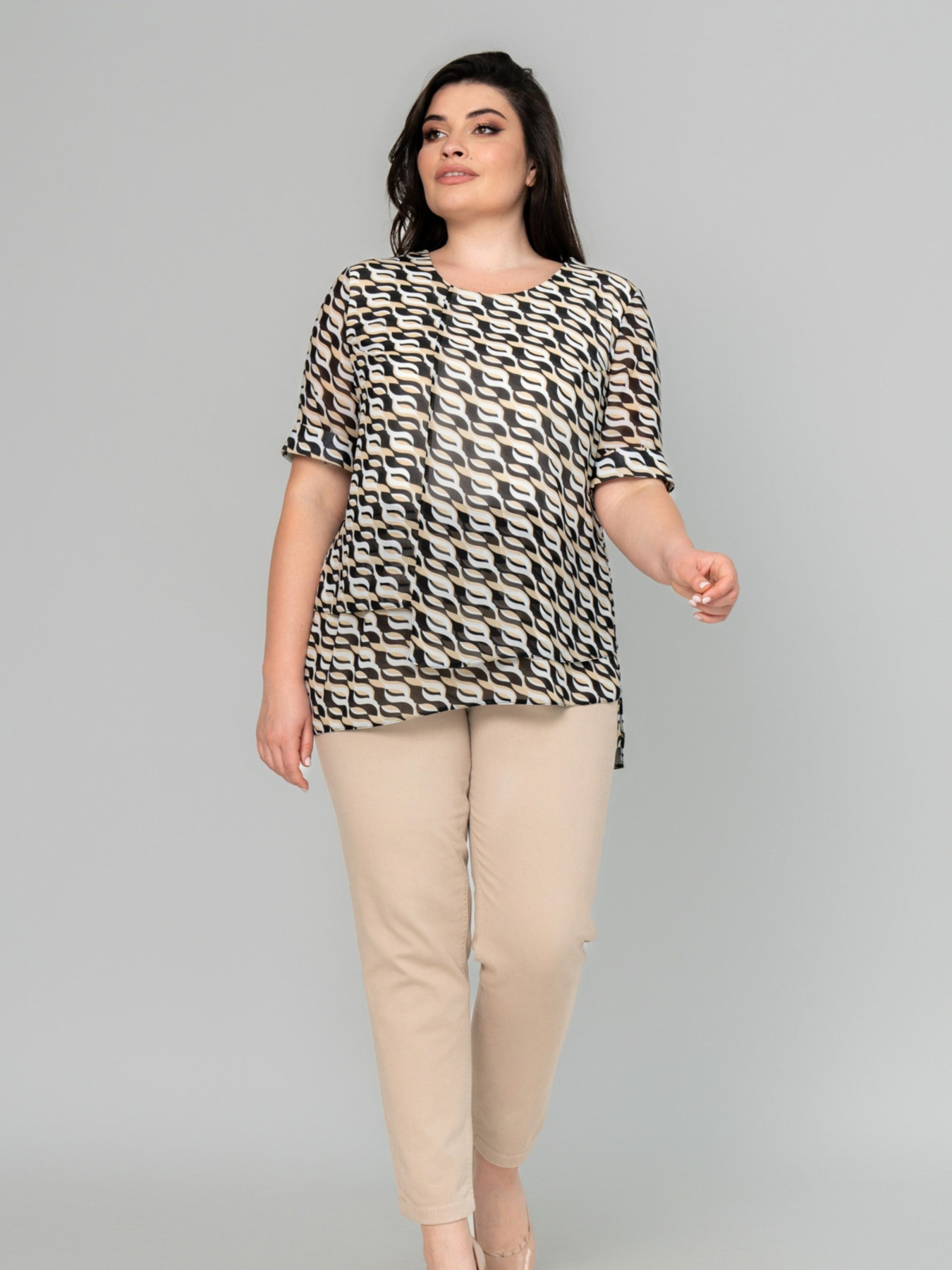 Туника All Posa модель ap101956p-chornij Фото