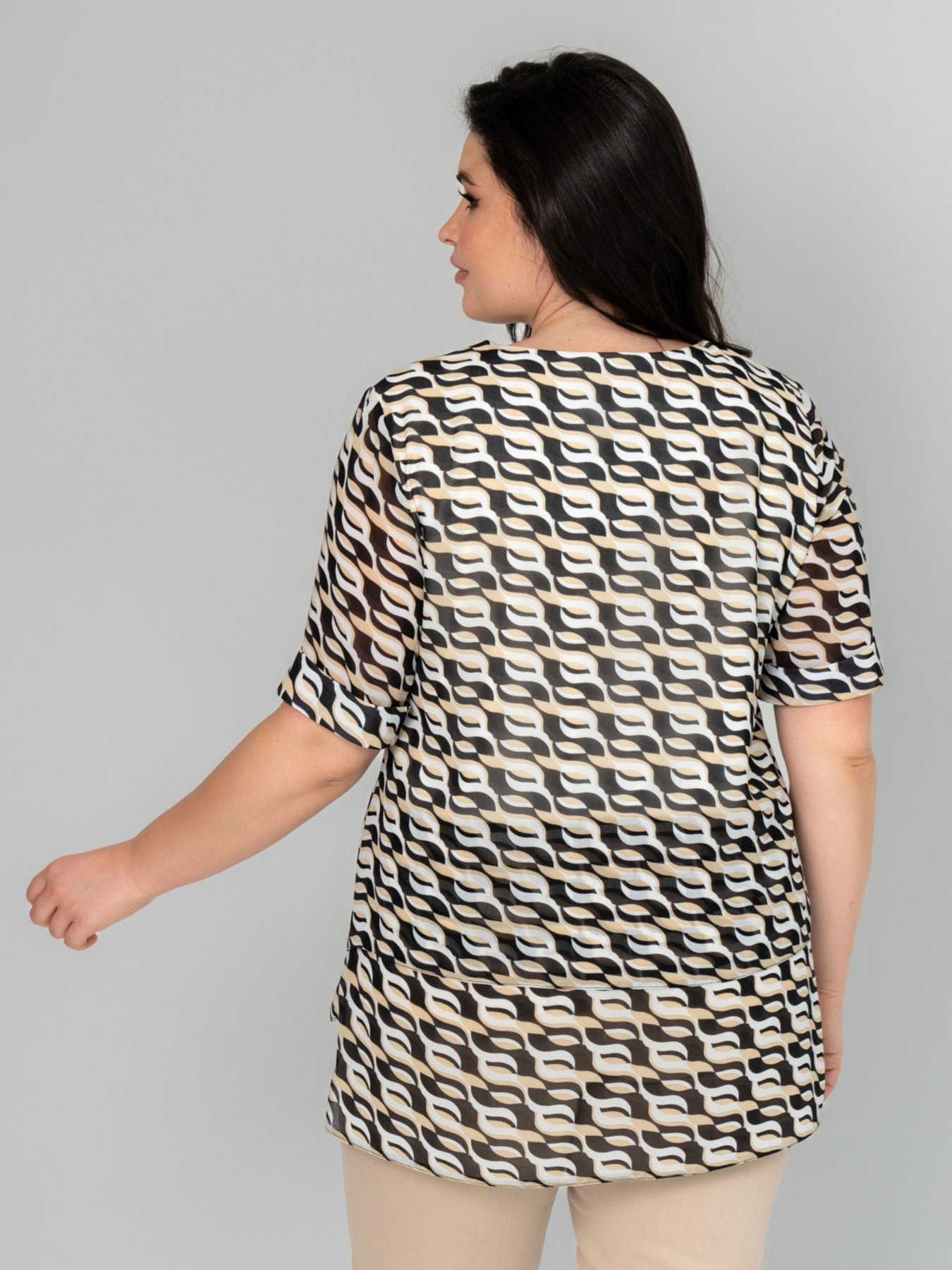 Туника All Posa модель ap101956p-chornij Фото