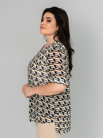 Туника All Posa модель ap101956p-chornij Туника All Posa модель ap101956p-chornij Фото