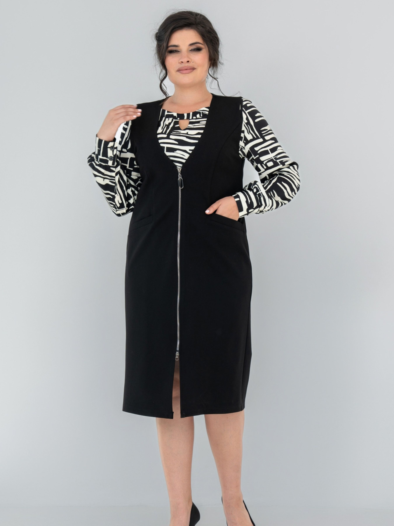 Сарафан All Posa модель ap102291p-chornij Фото