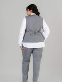 Класичний жилет All Posa модель ap102054p-srij Фото