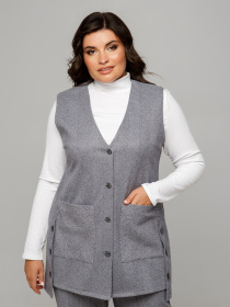Классический жилет All Posa модель ap101670p-srij Фото