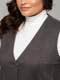 Классический жилет All Posa модель ap101670p-graft Фото