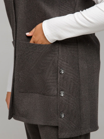 Классический жилет All Posa модель ap101670p-graft Фото