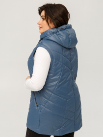 Утепленный жилет All Posa модель ap101436p-dzhins Фото