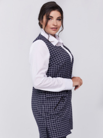 Жилет класичний All Posa модель ap100878p-sinj Фото