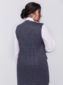 Классический жилет All Posa модель ap100878p-sinj Фото