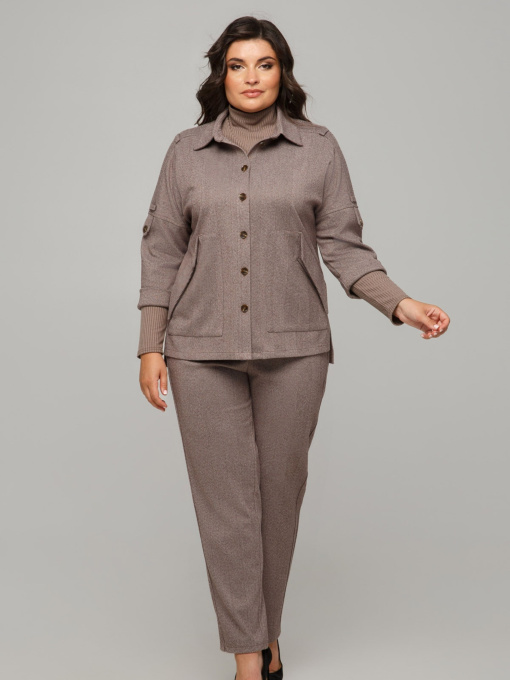 Жакет All Posa модель ap101675p-korichnevij Фото