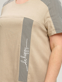 Платье миди All Posa модель ap101431p-bezhevij Фото