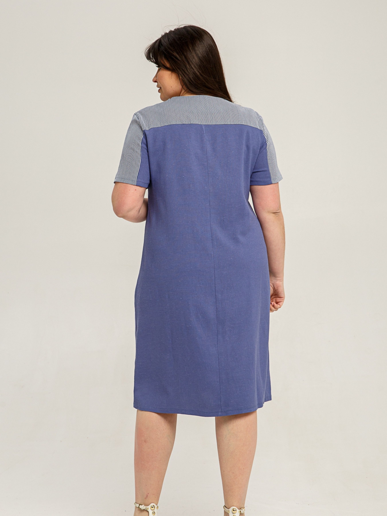 Платье миди All Posa модель ap101431p-dzhins Фото