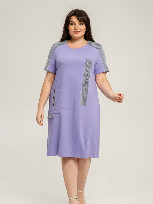 Платье миди All Posa модель ap101431p-buzok Фото