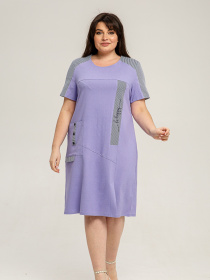 Платье миди All Posa модель ap101431p-buzok Фото