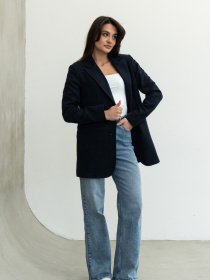 Блейзер RiMari модель 0121-temno-sinj Блейзер RiMari модель 0121-temno-sinj Фото