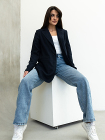 Блейзер RiMari модель 0121-temno-sinj Блейзер RiMari модель 0121-temno-sinj Фото