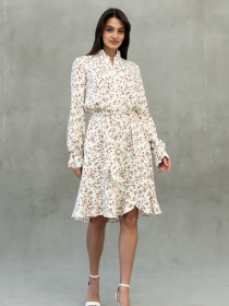 Платье мини RiMari модель 24-moloko-print Фото