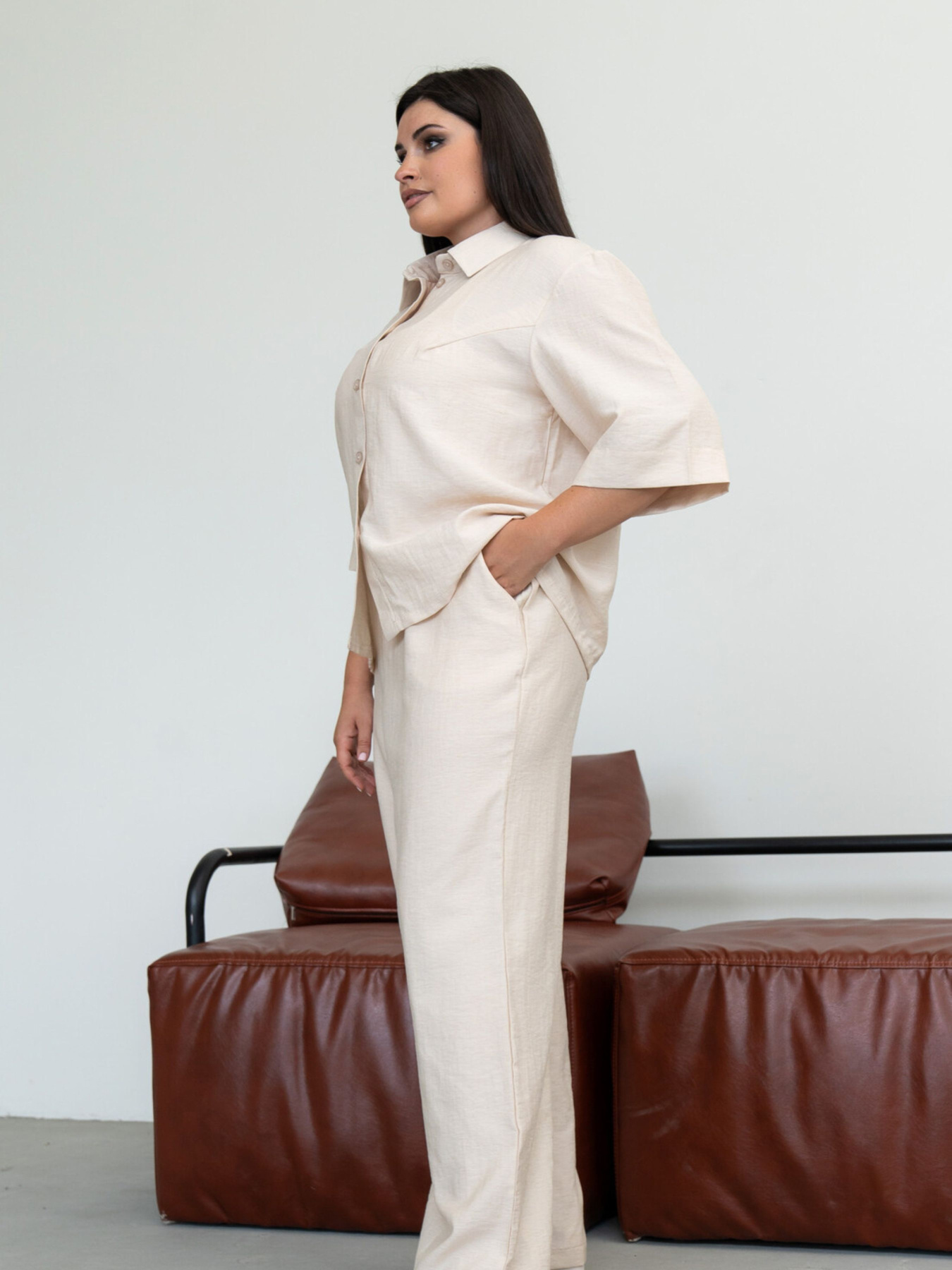 Брюки палаццо RiMari модель 0724-moloko Фото