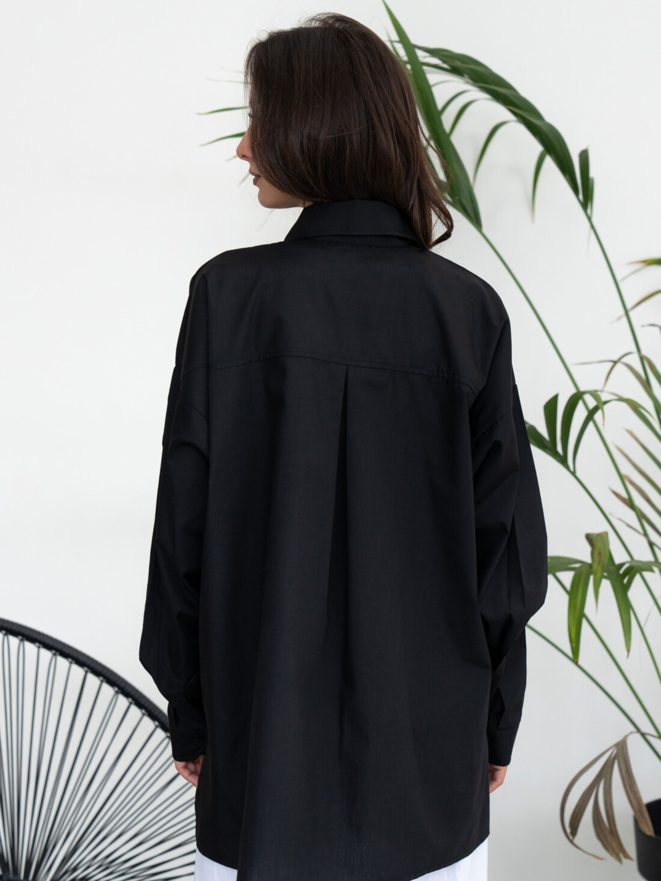 Сорочка повсякденна RiMari модель 0124-chornij Фото