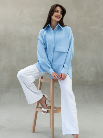 Сорочка RiMari модель 0124-blakitnij Фото