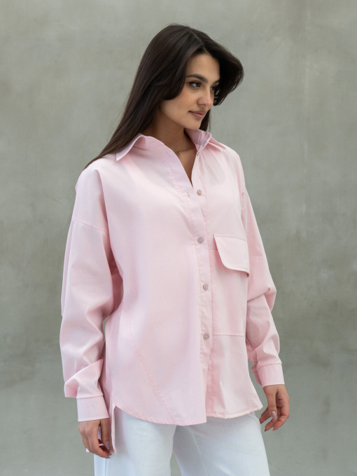Рубашка повседневная RiMari модель 0124-rozhevij Фото