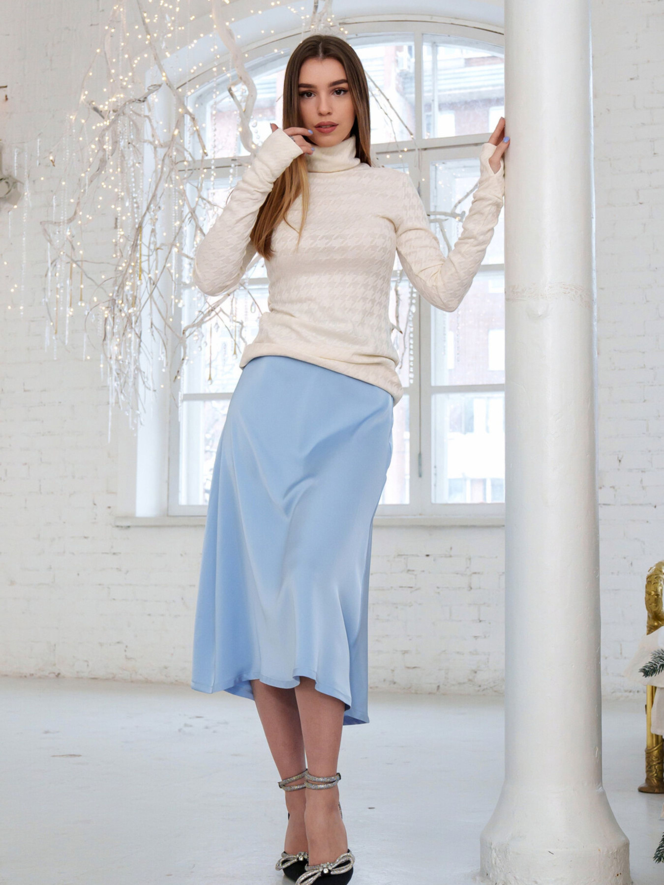 Юбка миди RiMari модель 0221-blakitnij Фото