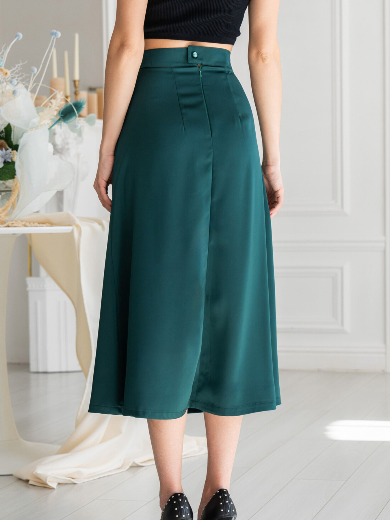 Юбка миди RiMari модель 0221-smaragdovij Фото