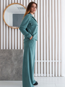 Рубашка повседневная RiMari модель 0223-svtlo-zelenij Фото