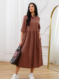 Платье миди RiMari модель 03-shokolad Фото