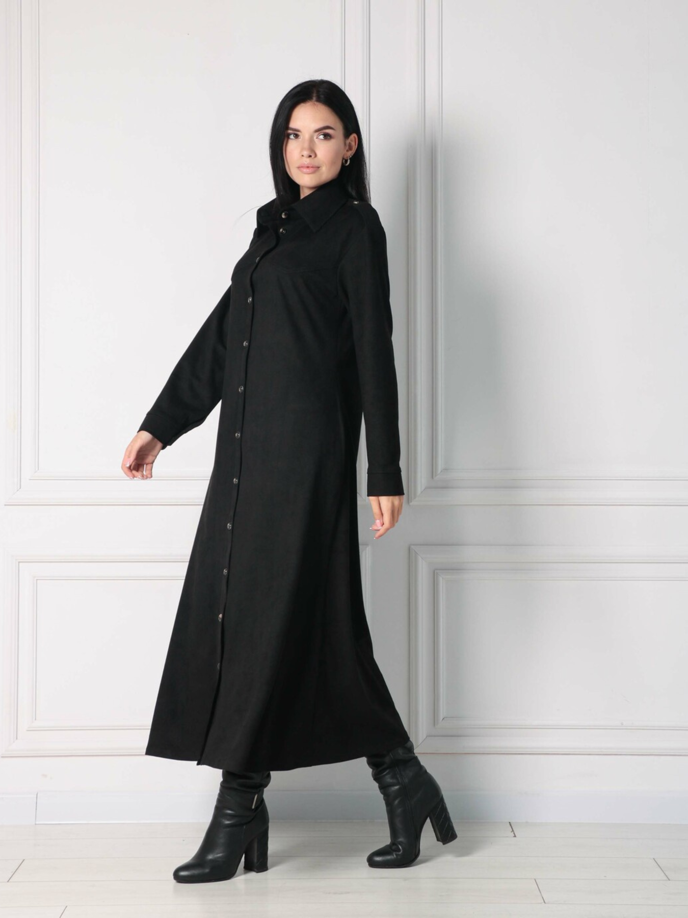 Платье макси RiMari модель 0922-chornij Фото