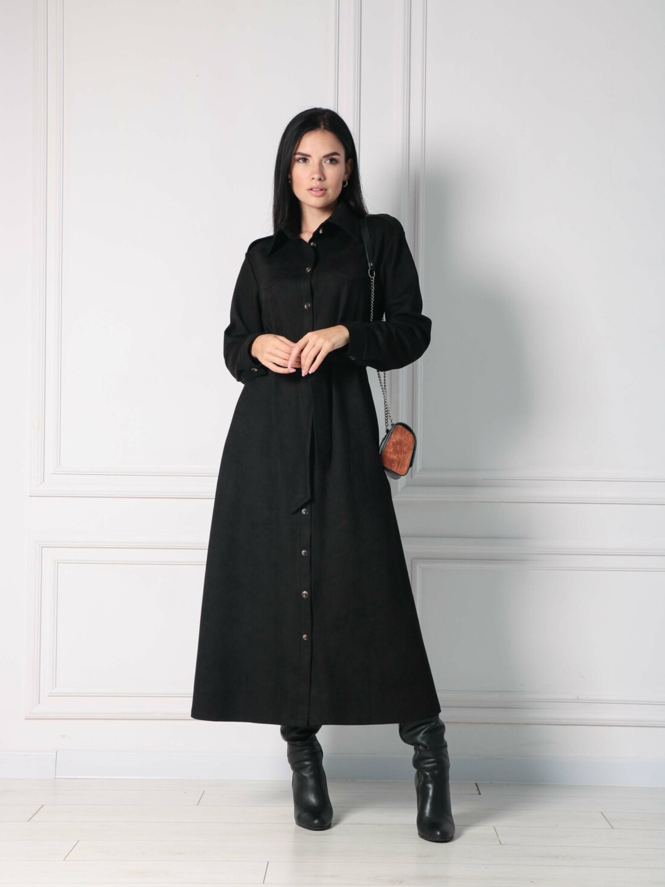 Платье макси RiMari модель 0922-chornij Фото