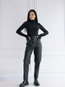 Повседневные штаны RiMari модель 0922-chornij Повседневные штаны RiMari модель 0922-chornij Фото