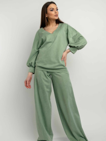 Брюки палаццо RiMari модель 0121-olivka Фото