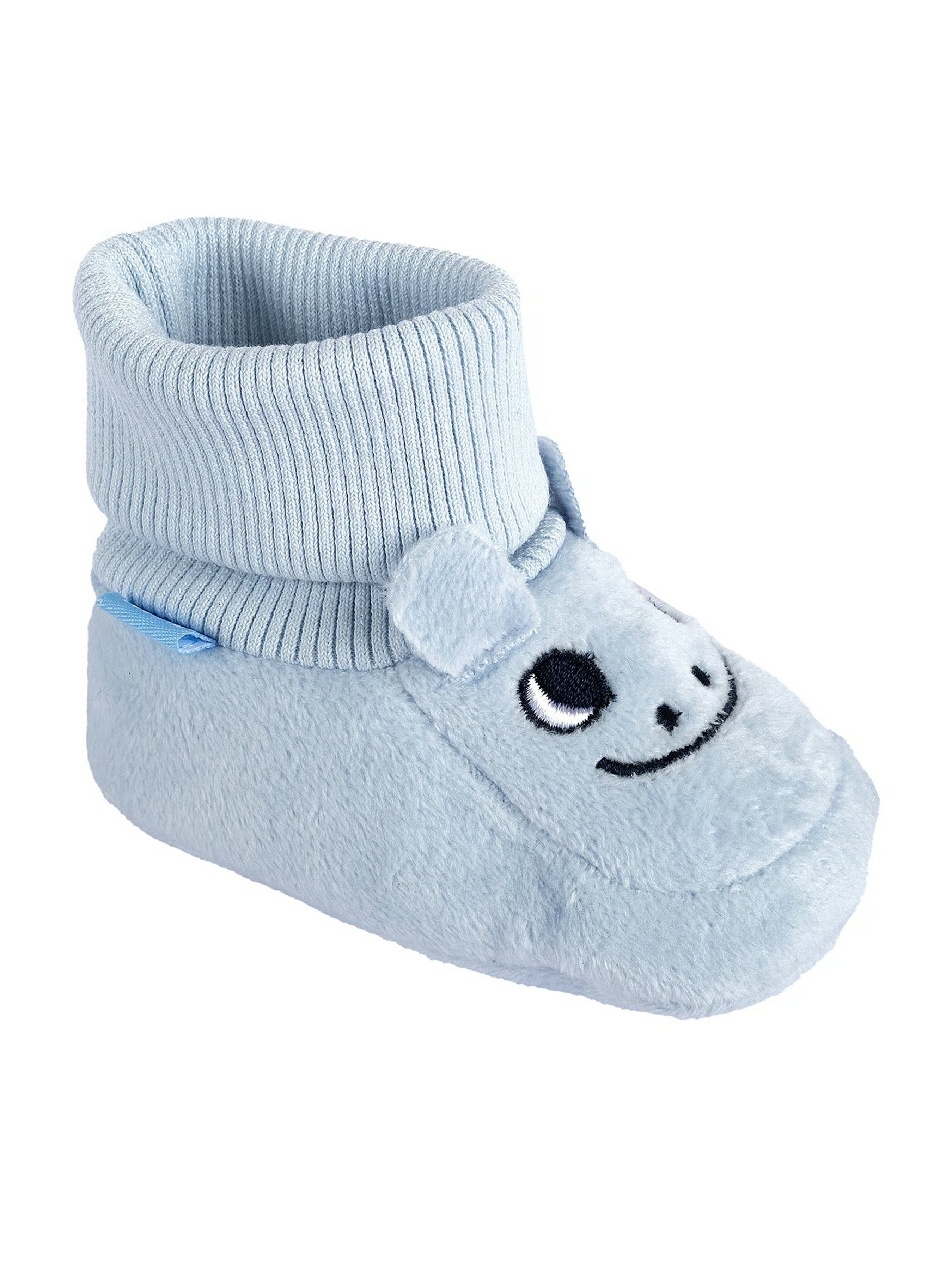 Дитячі Пінетки Chicco  (8051182319741) колір блакитний, матеріал бавовна/поліестер