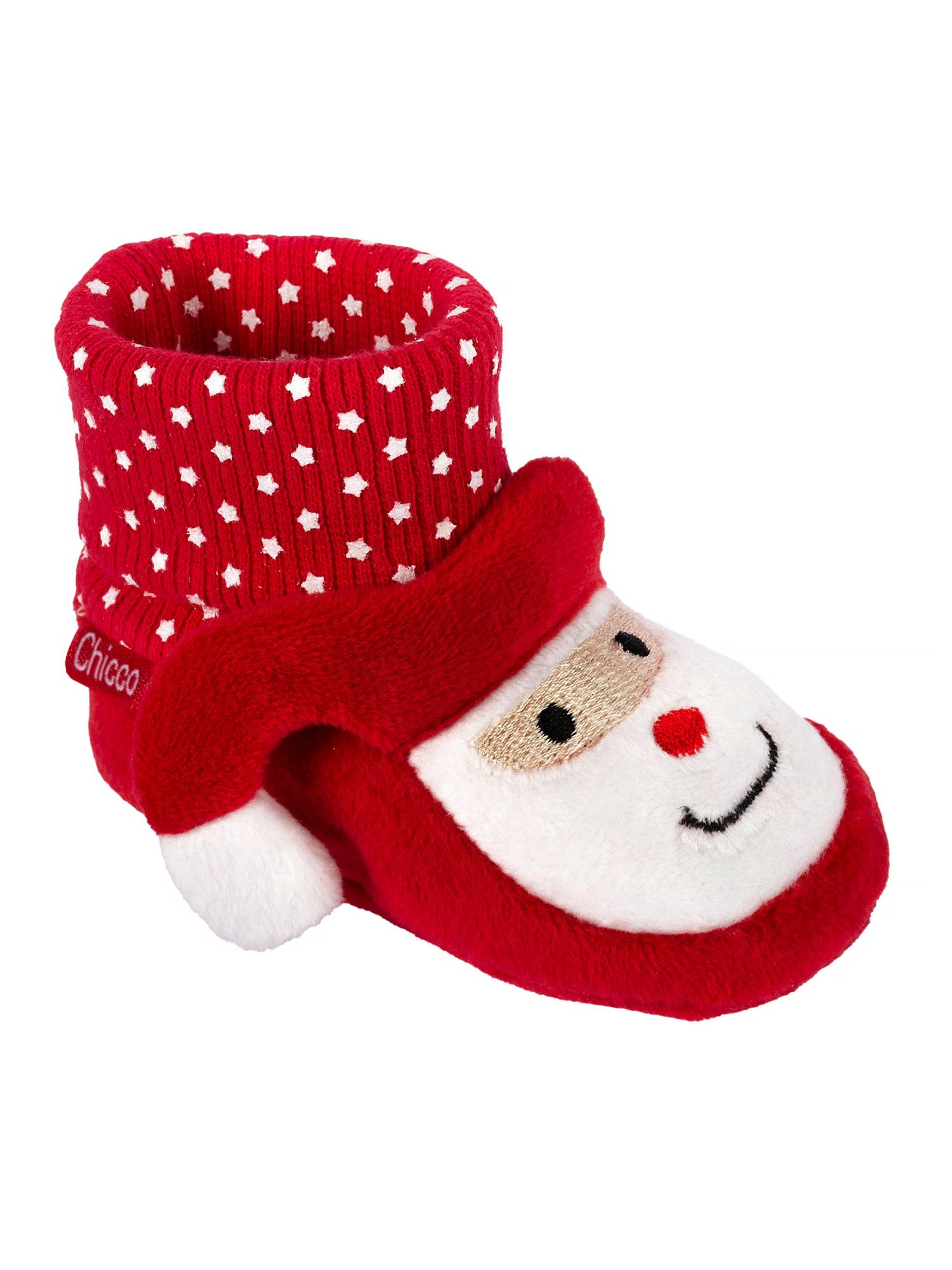 Дитячі Пінетки Chicco  (2900990891283) колір червоний, матеріал бавовна/поліестер Chicco - купити в Україні