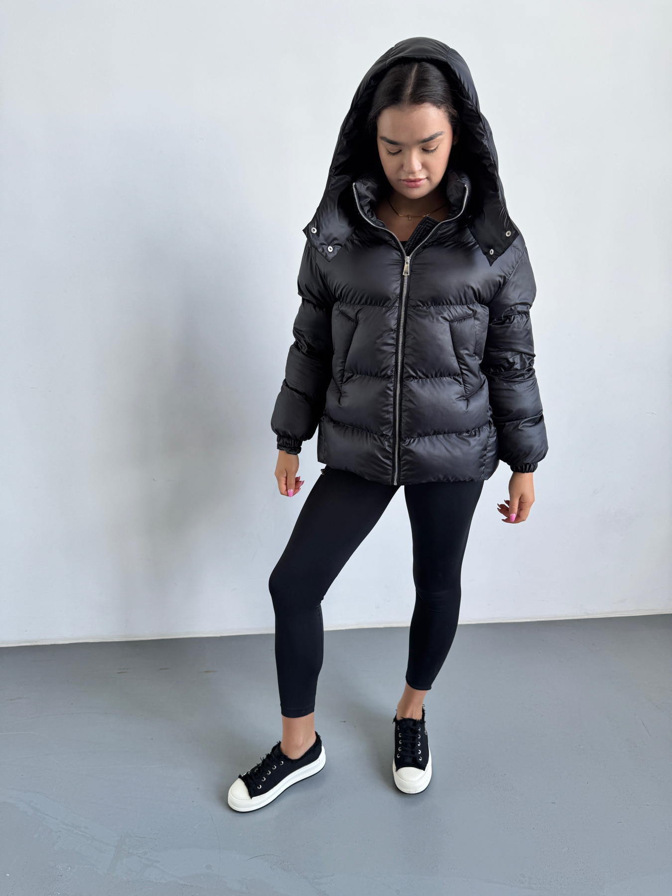 Пуховик UVENTUM модель Tecca-ek-BLC Фото