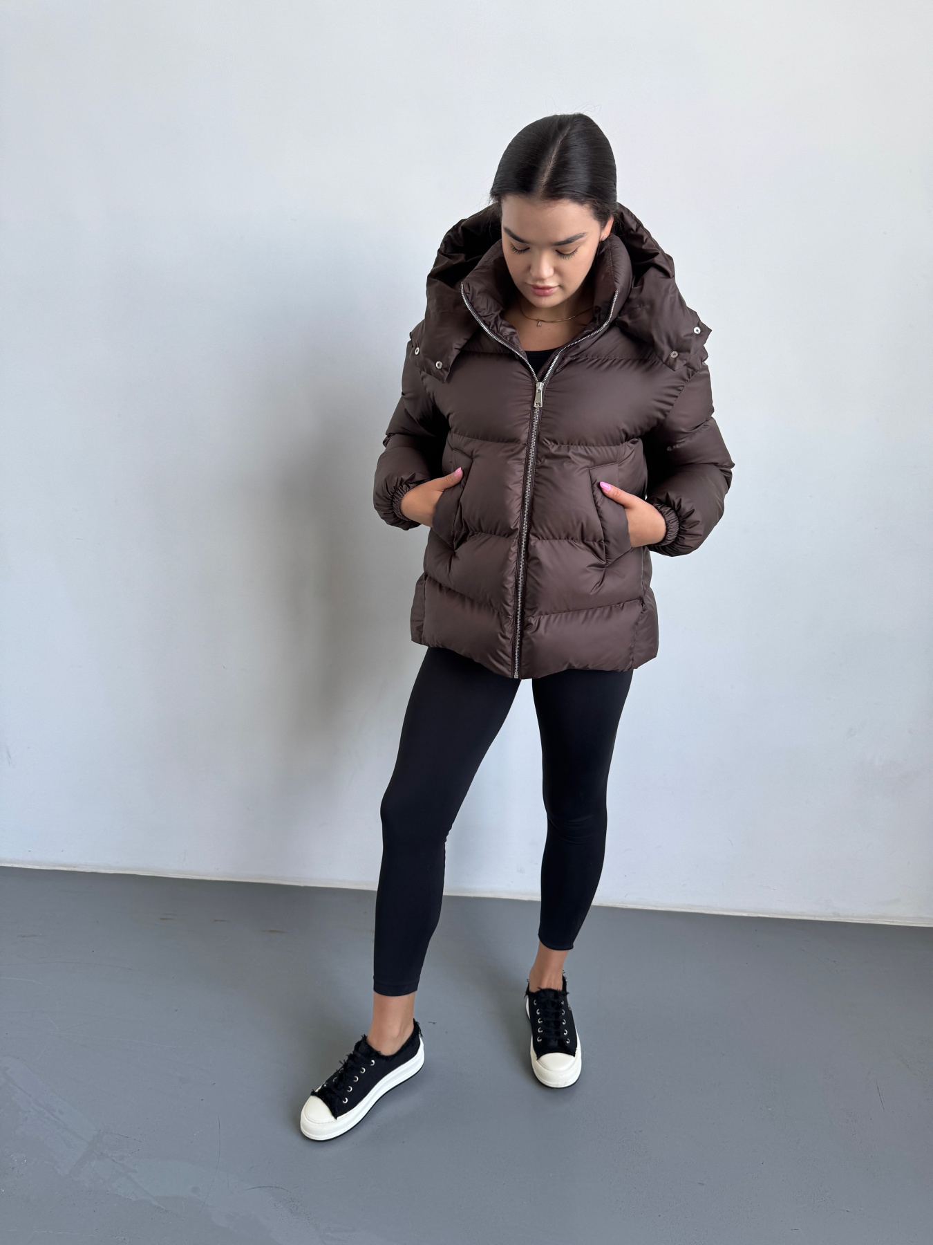 Пуховик UVENTUM модель Tecca-ek-brown Фото