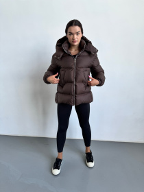 Пуховик UVENTUM модель Tecca-ek-brown Фото