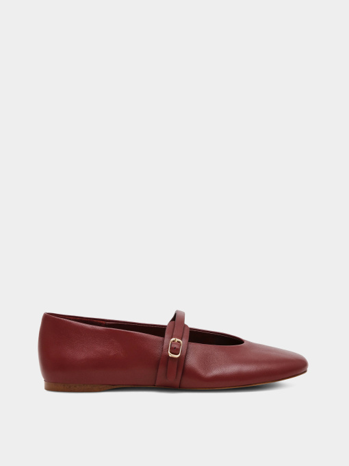 Туфли мен лоферлер Steve Madden үлгі SM11003565 CHERRY MAH LEATHER Фото