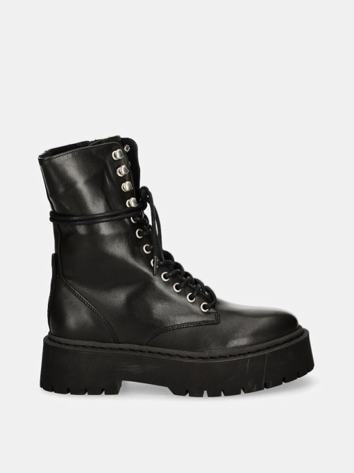Бәтеңке мен етіктер Steve Madden үлгі SM11003283 BLACK LEATHER Фото