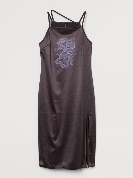 Платье мини H&M модель 1005490ral_Черный Фото