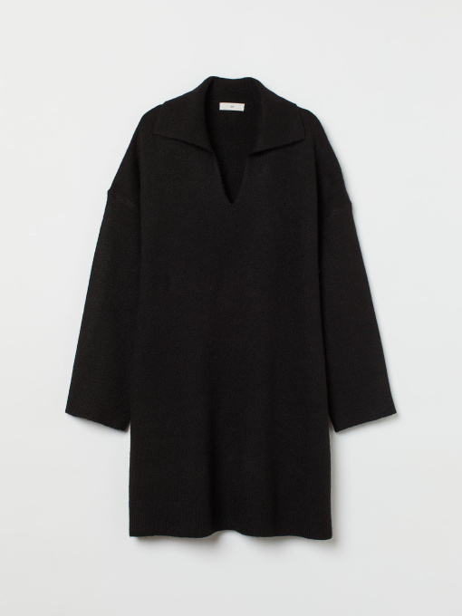 Платье мини H&M модель 1015896arl_Черный Фото