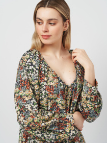 Платье мини H&M модель 1018551arl_Комбинированный Фото