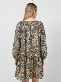 Платье мини H&M модель 1018551arl_Комбинированный Фото