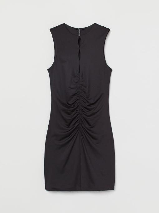 Платье мини H&M модель 1019168ral_Черный Фото
