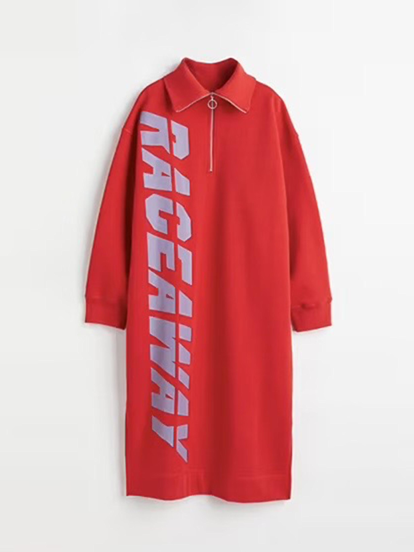 Платье мини H&M модель 10448184wer_Красный Фото